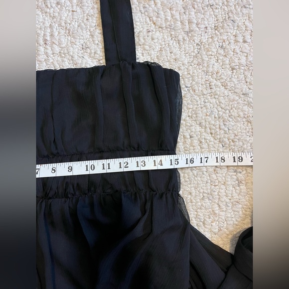 π Bella Blue Vintage Chiffon Dress β Size 8 π - Picture 14 of 14